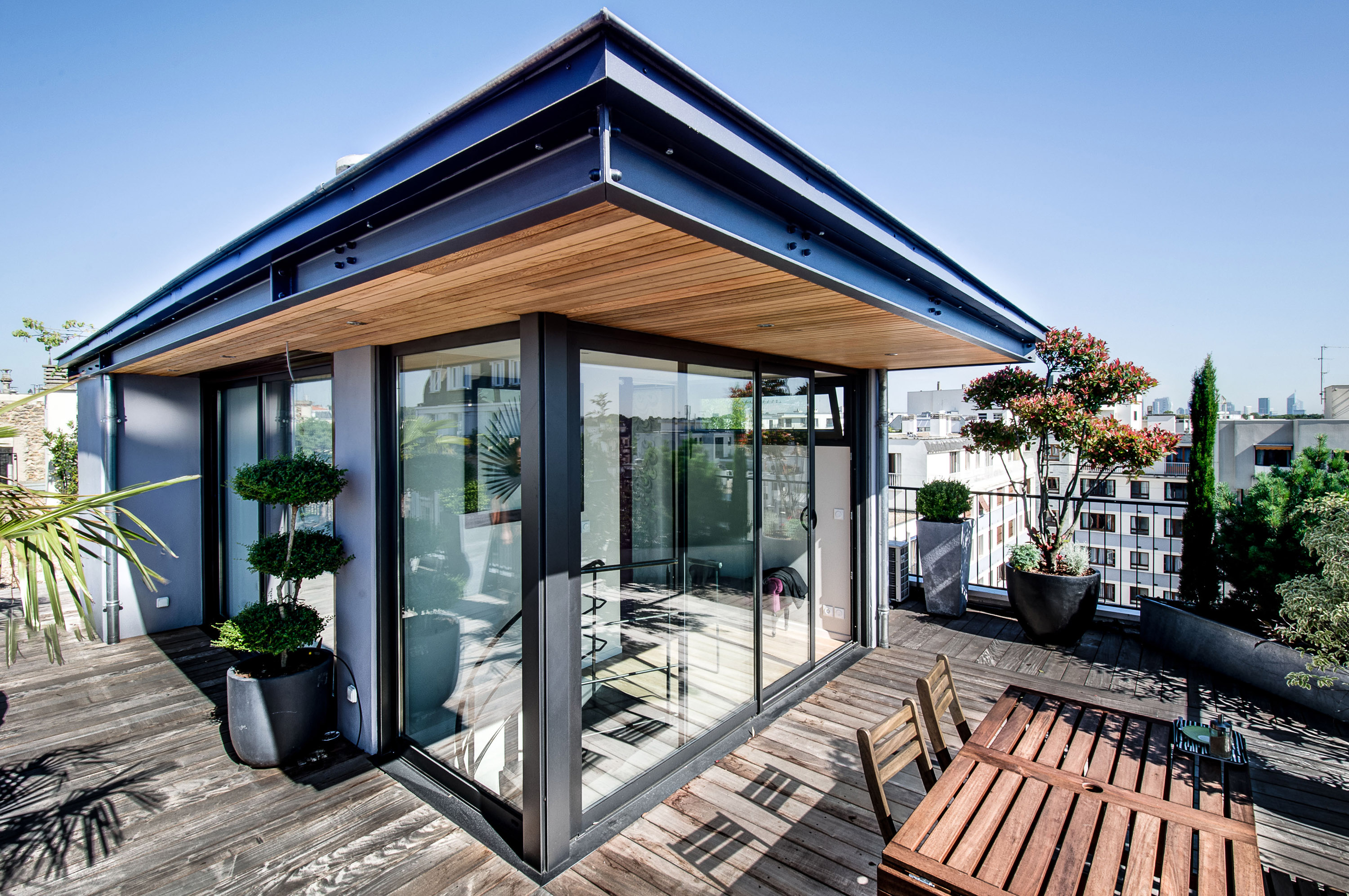 Sur les toits JPDA Jean-Philippe Doré Architecte Paris 